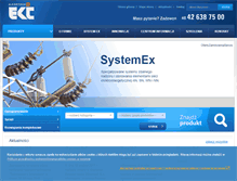 Tablet Screenshot of elkomtech.com.pl